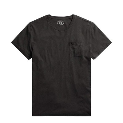 RRL By Ralph Lauren Jersey Pocket T-Shirt Faded Black Canvas