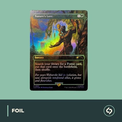 MTG | Nature's Lore | SECRET LAIR x MARVEL | NM | EN | FOIL