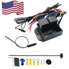 Digital Radiator Fan Controller 12v Adjustable Fan Temperature Switch Kit Us
