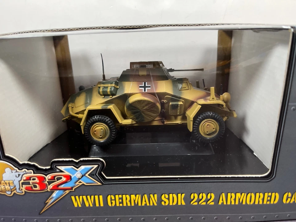 Juego de figuras The Ultimate Soldier 32X WWII GERMAN SDK 222 COCHE BLINDADO escala 1:32 Foto 4 de 4