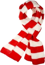VIVIAN & VINCENT Fall Winter Scarf - Ultra Soft Knit Striped for Women & Men
