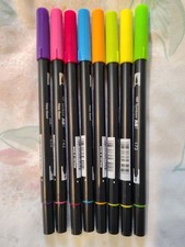 Lot Of 8 Tombow ABT Pro Dual Tip Markers - 8 Different Colors