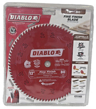 Diablo D1280X 12" D X 1" TiCo Hi-Density Carbide Finishing Saw Blade 80 Teeth