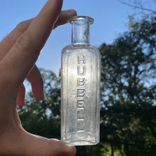 Hubbell Medicine Druggist Bottle 