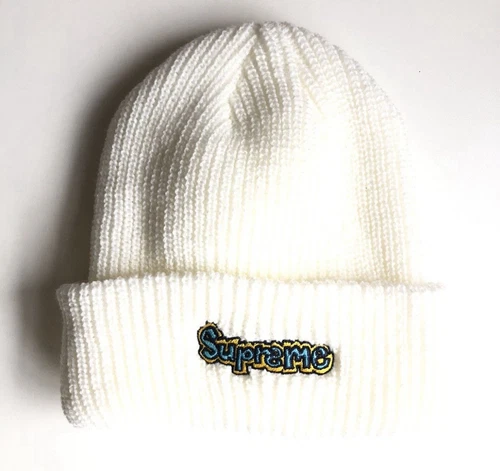 SUPREME GONZ BEANIE blanc