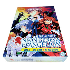 Anime DVD Neon Genesis Evangelion Complete TV Series 1-26  6Movie English Dub