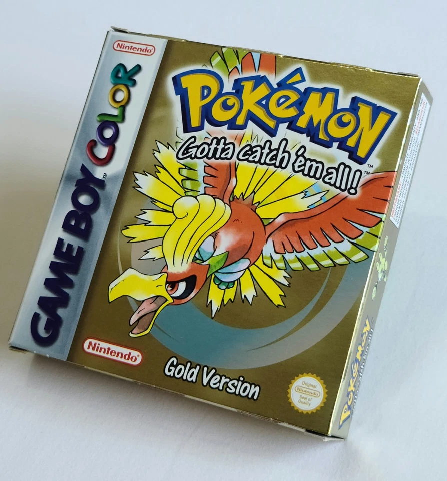 Pokemon Gold VGC Complete Nintendo Game Boy Color Boxed CIB PAL Retro GBC PAL - Image 2 of 4