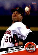 2014 Rochester Red Wings Choice 10 Deolis Guerra Bolivar Venezuela Baseball Card