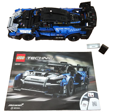 LEGO MCLAREN SENNA GTR RICHARD MILLE CAR BUILT BOOKLET 42123