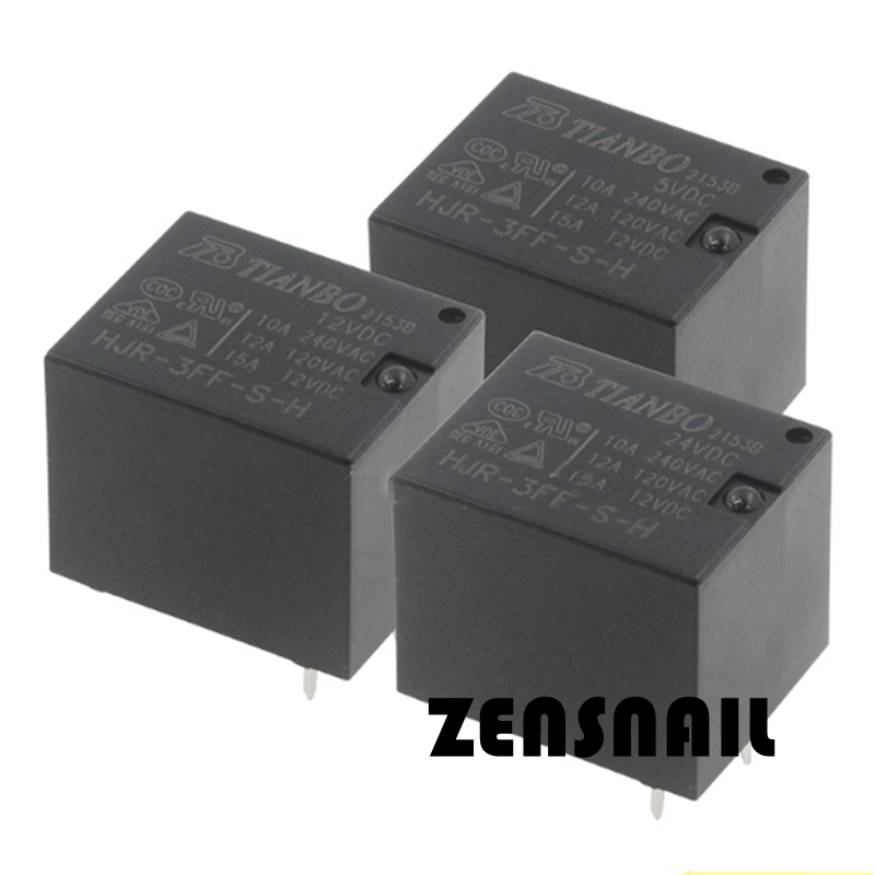 2PCS HJR-3FF-S-H 12VDC Relay 12V 10A 4PINS NEW | eBay