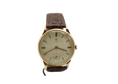 Cyma Womens Gold Plated Quartz Swiss Watch Works New Battery Cyma Womens Gold Plated Quartz Swiss Watch Works New Battery  main image 2