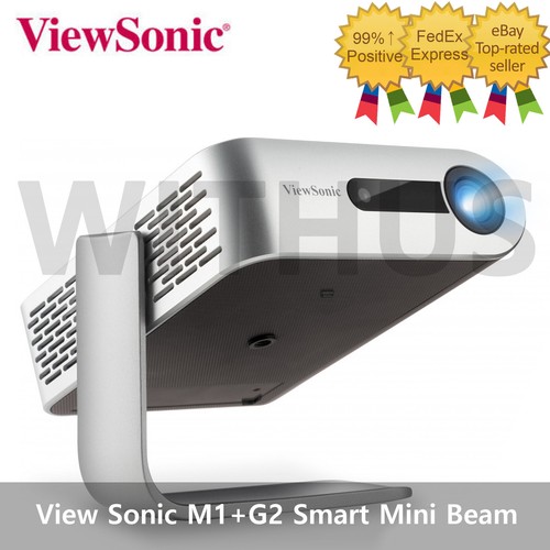 ViewSonic M1+G2 Smart Mini Beam LED Projector with Harman Kardon Speakers - Afbeelding 1 van 11