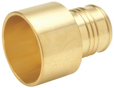 ZURN QQ812GX Pex 3.2cm Buchse Schweiß X Barb Adapter Messing Heißen & Kalt Low