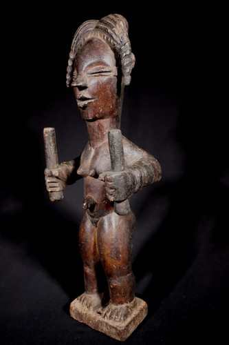 Art Africain African Afrique Tribal Premier - Statue Ogoni - Nigéria - 39 Cms - Photo 7 sur 16