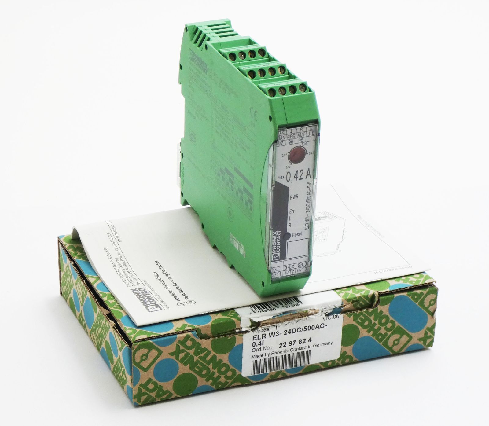 Phoenix Contact ELR W3-24DC/500AC-0.4I 2297824 Hybrid Motor Starter -Unused/Original Box-