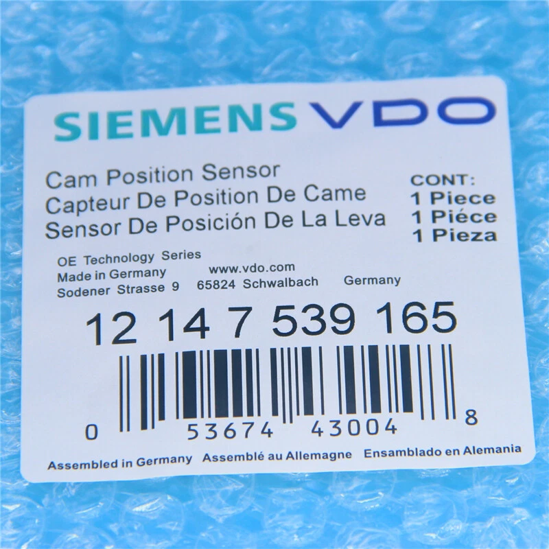 Juego de 2 sensores de posición del árbol de levas del motor y 1 cigüeñal para BMW 325xi 2001-2005 Foto 3 de 4