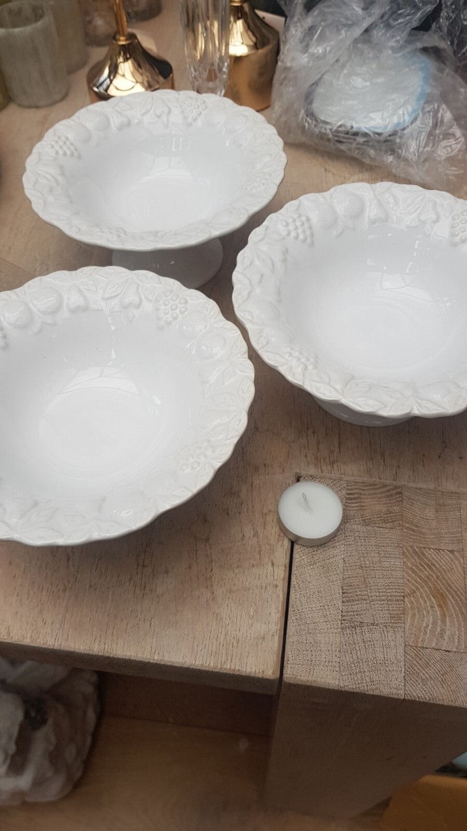 Dining Set Dinner Plates Tk Maxx Tk Maxx Set Of 3no White Small