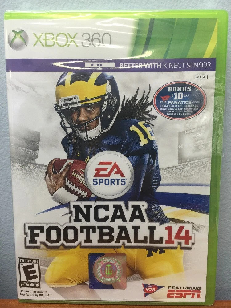MINT Brand New NCAA Football 14 Xbox 360 2013 Factory Sealed RARE