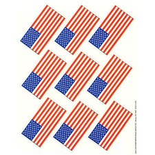 Us Flags Giant Stickers Eureka EU-650110