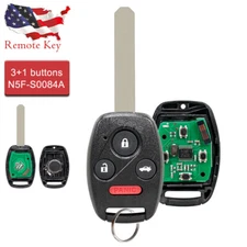 Replacement for 2006-2013 Honda Civic Remote Control Key Fob 4 Button N5F-S0084A
