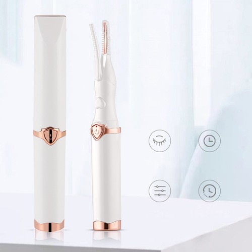 Electric Heated Eyelash Curler USB Rechargeable Makeup Curling Tool Long Lasting - Picture 7 of 10