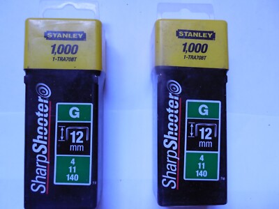  Tackerklammern 12 mm  Stanley 2000 Stück 1-TRA708T  (138 C)