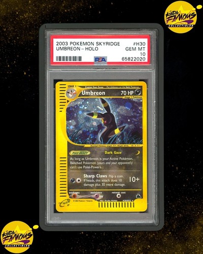 Pokemon Umbreon Skyridge Holo Rare #H30 PSA 10 Mint POP 115