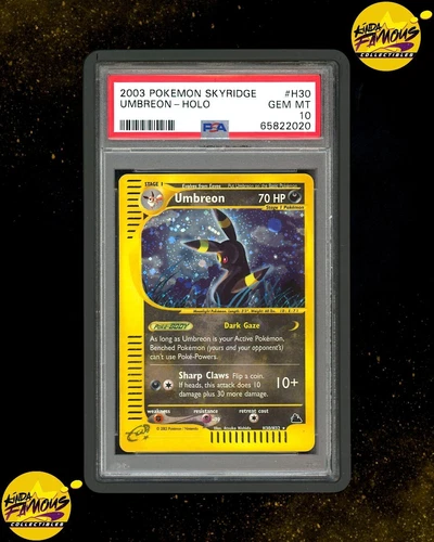 Pokemon Umbreon Skyridge Holo Rare #H30 PSA 10 Mint POP 115