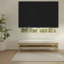 100% Blackout Roller Shades, No Drill No Tools Cordless Blackout Roller Blinds