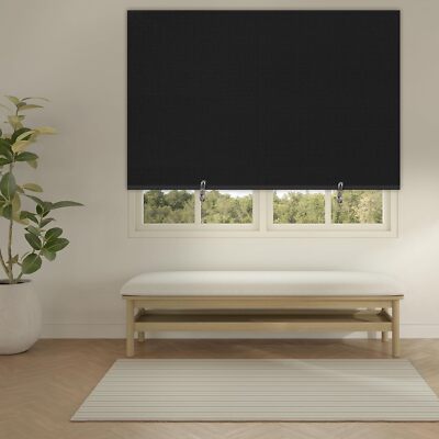 100% Blackout Roller Shades, No Drill No Tools Cordless Blackout Roller Blinds