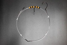 Surf Fishing Rigs, 10/0 Wide Circle Hooks, 4Ft Leaders, Handmade, 3 PACK