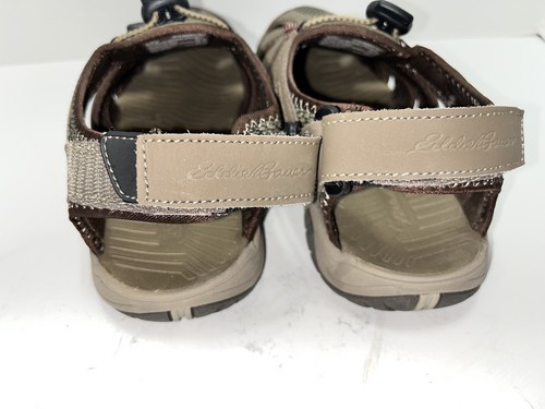 Eddie Bauer Blakely Brown Leather Fisherman Sandal Shoe Adjustable Women 8 - Picture 6 of 9