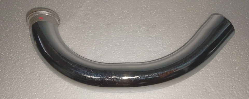 TUBO DE ESCAPE SILENCIADOR YAMAHA RX125 RX100 RX135 - CROMO ECONÓMICO Foto 2 de 4