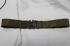 US Military Issue Early WW2 M1936 Pistol Belt Canvas Web Belt Khaki Original X1