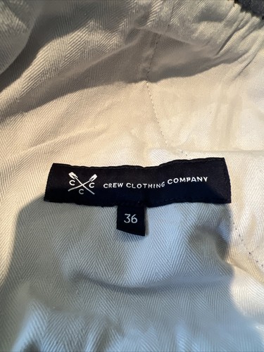 Crew Clothing Company Shorts Mens 36 Blue Sailboat Pattern Casual Chino VGC - Picture 6 of 8