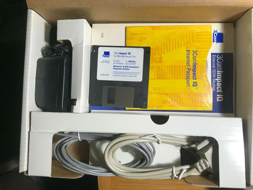 3COMImpactIQ External ISDN Modem, - Image 3 of 4