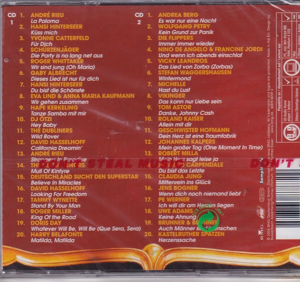 -0765- Willkommen bei Carmen Nebel 2004 -Doppel-CD- wie neu - Bild 2 von 2