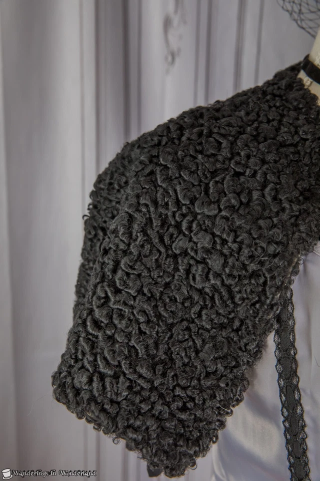 Fantasia steampunk preta prata grande feminina festival burlesco Halloween - Imagem 4 de 4