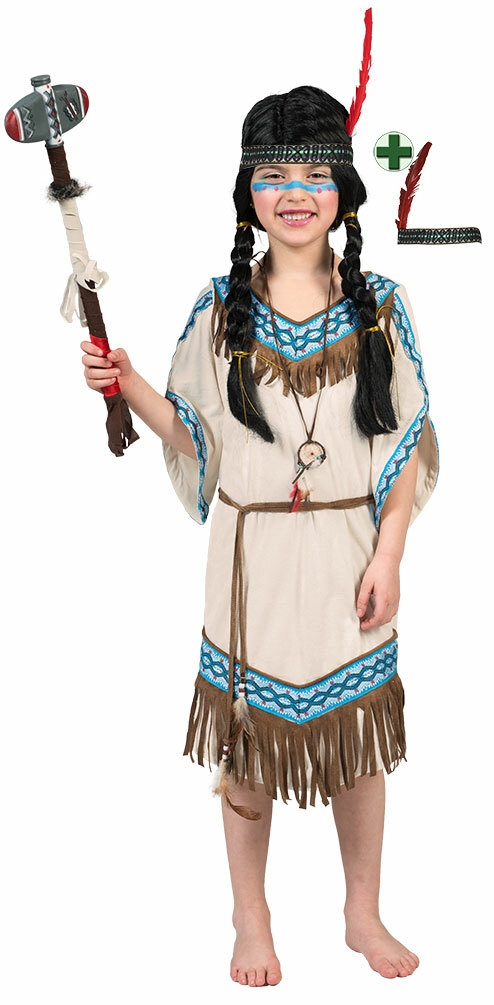 Widmann Apache Indianer-Kinderkostüm Mit Stirnband & Feder – Perfekt Für Karneval Oder Mottoparty