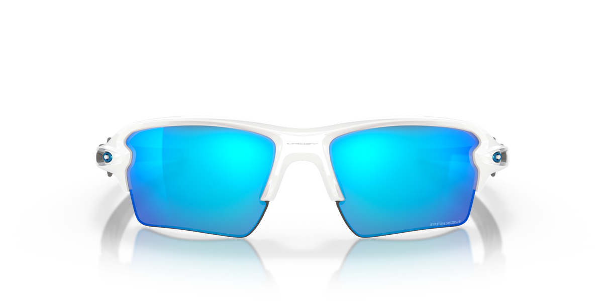 Oakley Flak 2.0 XL Polished White/Prizm Sapphire 59 mm Sunglasses