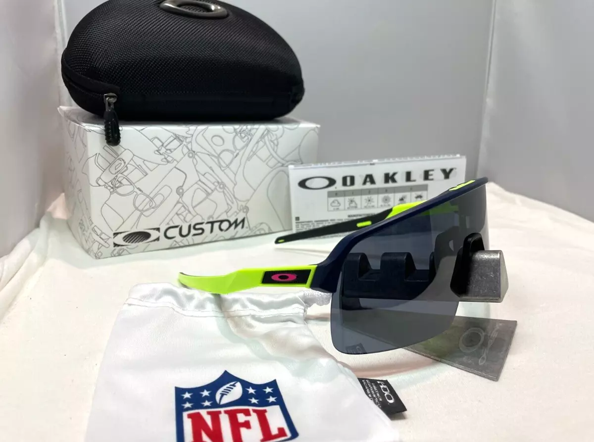 OAKLEY SUTRO LITE CUSTOM MATTE NAVY NEON PINK PRIZM BLACK SEAHAWK  SUNGLASSES NEW