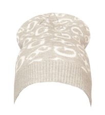 Image of GUESS beanie hat with logoed fabric turn-up article AWU367VIS01