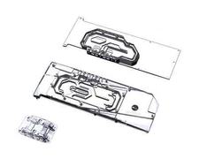 Bykski Full Coverage GPU Water Block w/ Integrated Active Backplate for MSI R...