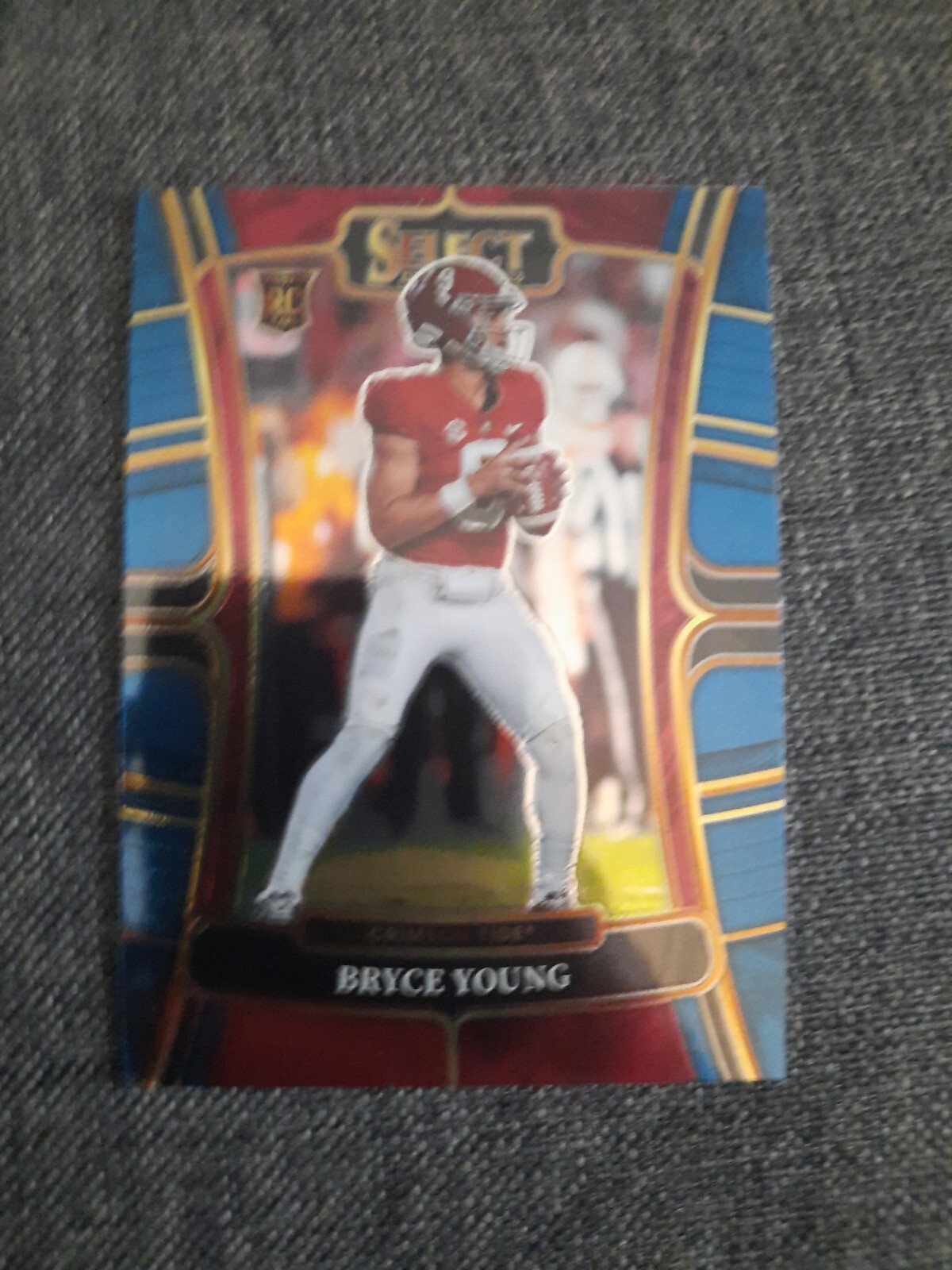 2023 Select Draft Picks Football #1 Bryce Young RC Concourse Blue Retail