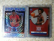 2019 PRIZM DRAFT CRUSADE SILVER RC Jarrett Culver/299 &Coby White Hometown Heros