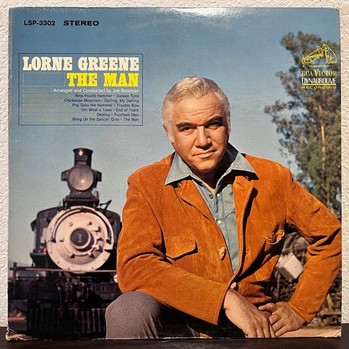 LORNE GREENE - The Man (RCA) - 12" Vinyl Record LP - VG+
