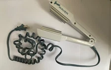 Windmere White Boss Hair Waver Crimper Styler Iron - Tested & Works