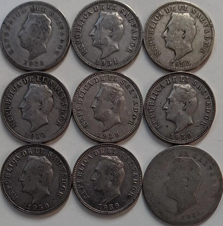 Central America 56 Coin Lot: Costa Rica Nicaragua Honduras Panama El Salvador ++ - Image 4 of 4