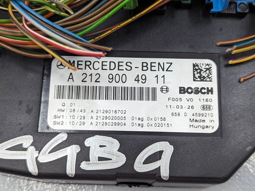 2010 - 2013 Mercedes Benz E Class W212 E350 Box Fuse Sam Relay 2129004911 Oem - Picture 2 of 6