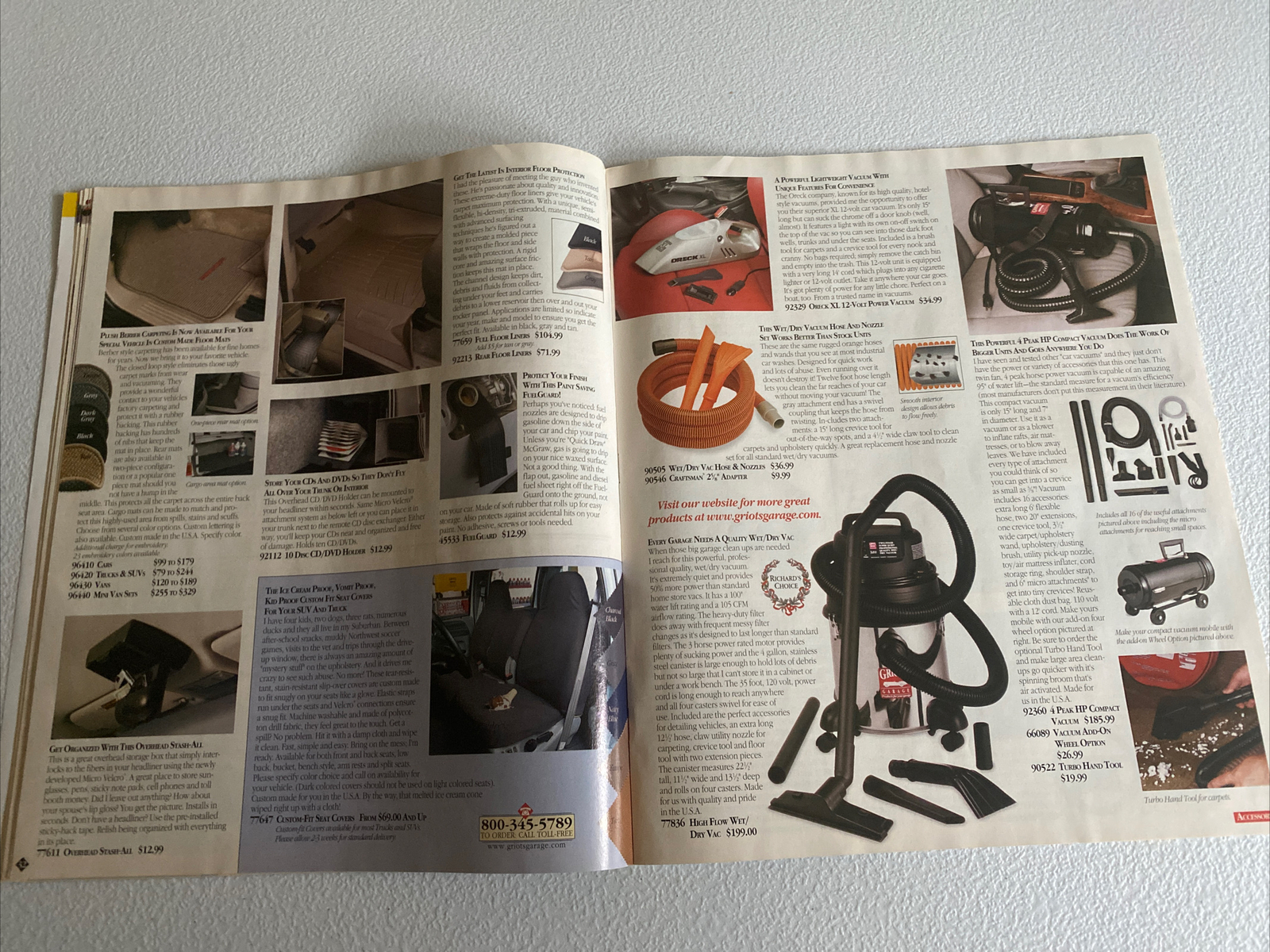 Vintage Griot's Garage Handbook Product Catalog No. 229 eBay